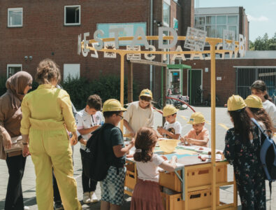 Playful Solar Construction Site Intervention/Bouwplaats Zonnestad © Ruimtekoers